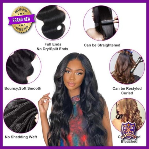 15A Grade Raw Human Hair Extensions 18-24 Inch Body Wave Virgin Hair main image 5